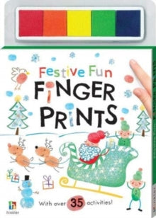 Festive Finger Prints ( Paint and book)by Hinkler Pty Ltd