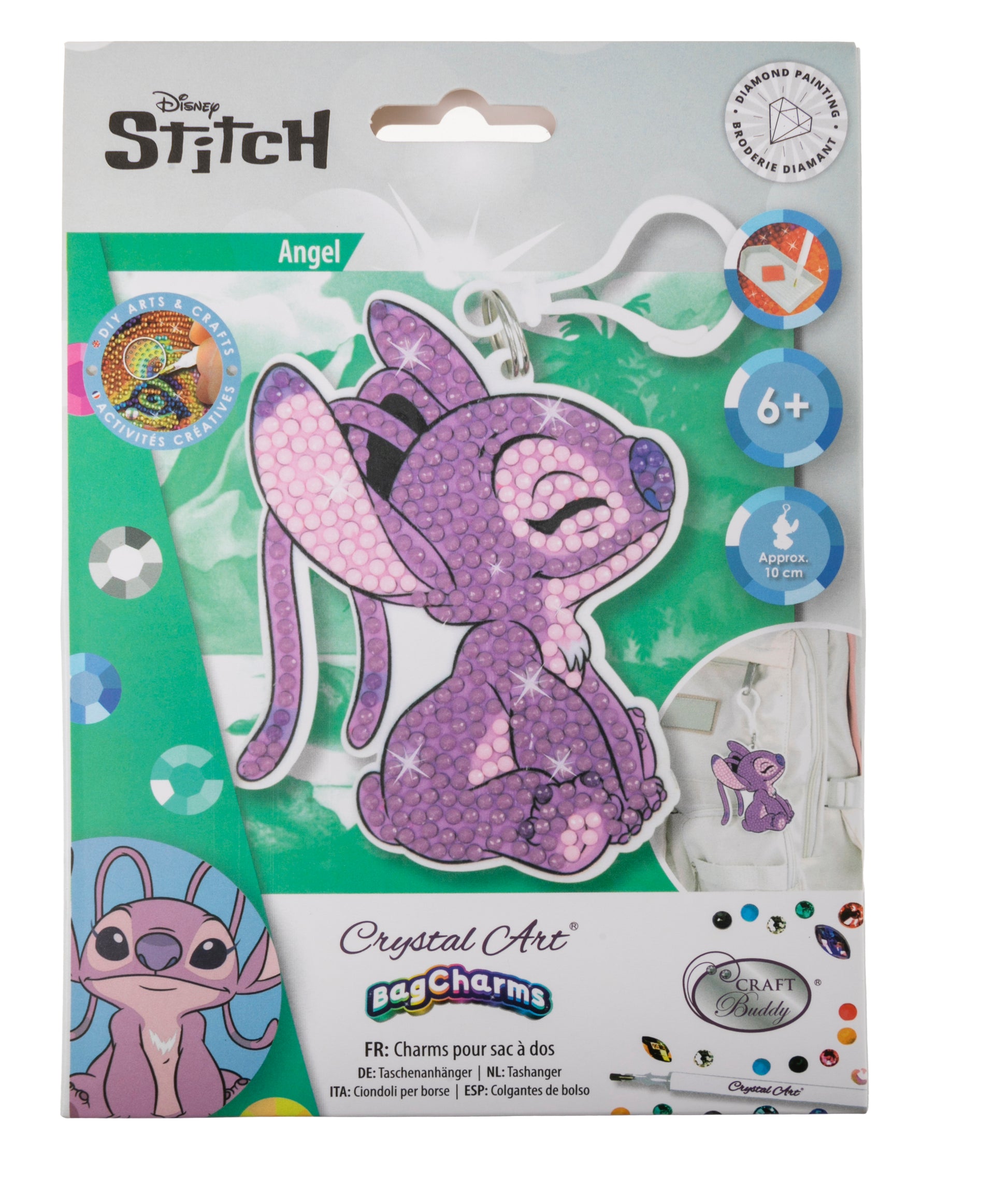 Angel Crystal Art Bag Charm Kit