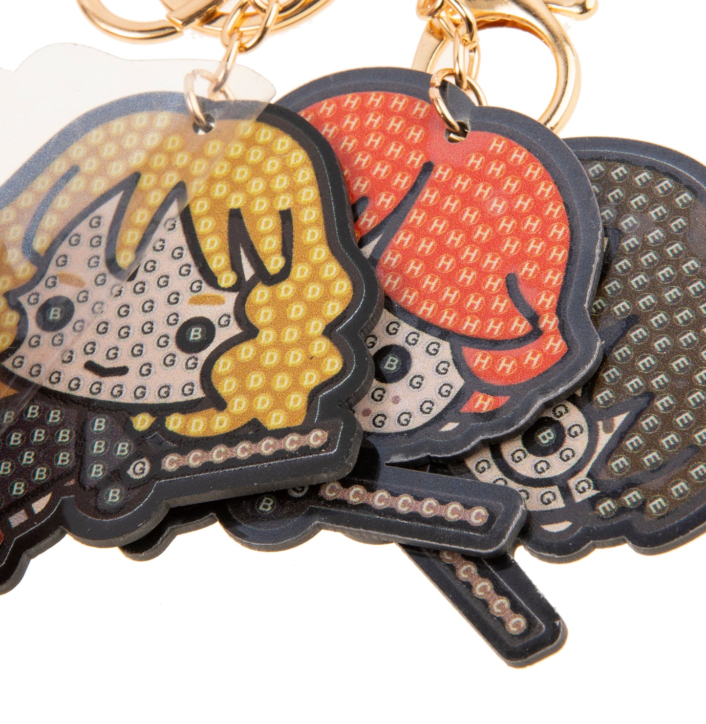 Harry Potter Crystal Art - Flying Friends Keychains