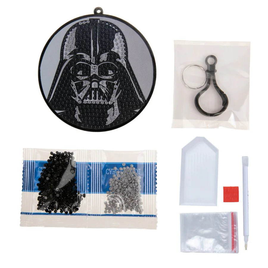 Darth Vader Crystal Art Bag Charm Kit