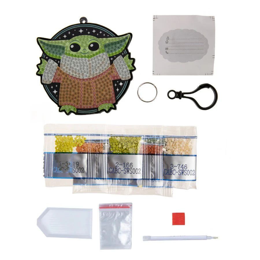 Grogu Crystal Art Bag Charm Kit
