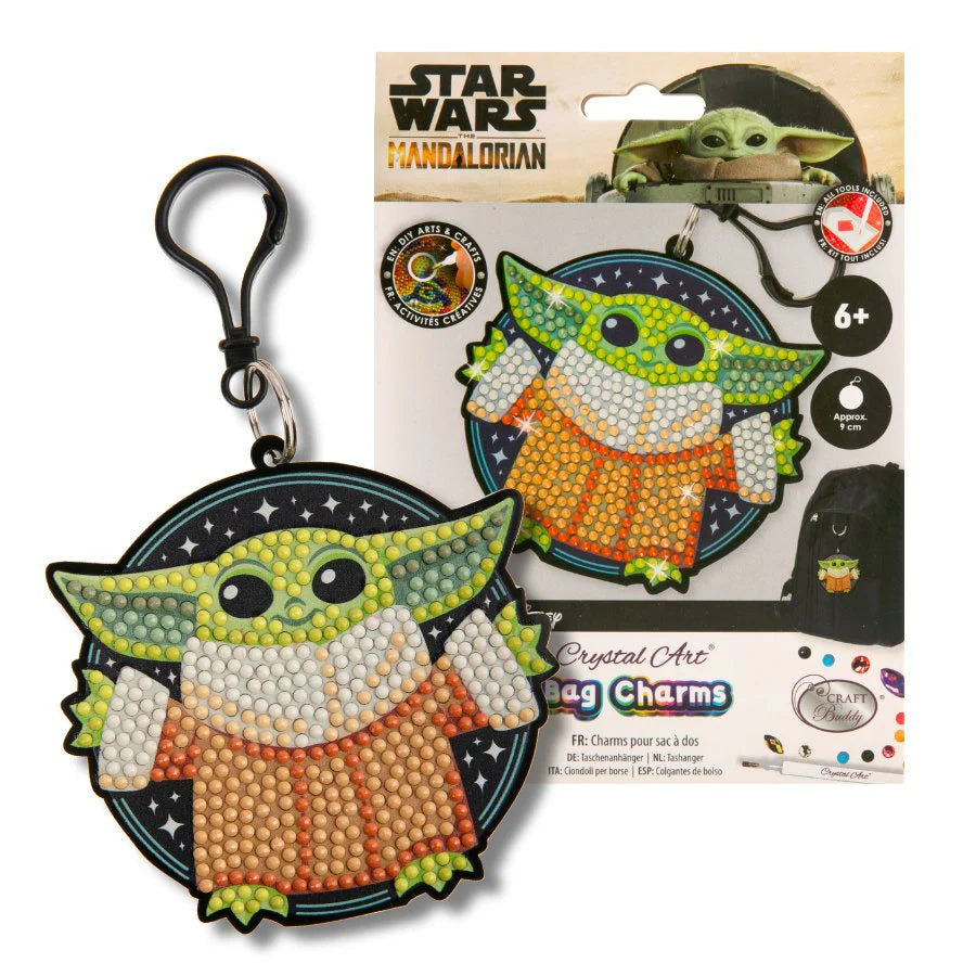 Grogu Crystal Art Bag Charm Kit