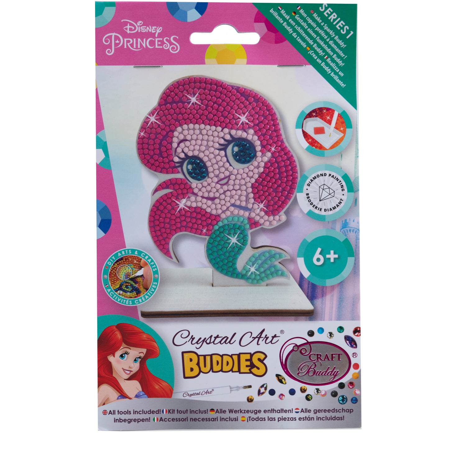 Little Mermaid Crystal Art Buddy