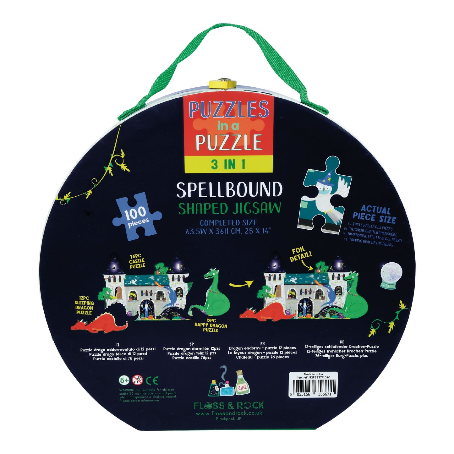 100 Piece 3 in 1 Jigsaw - Spellbound