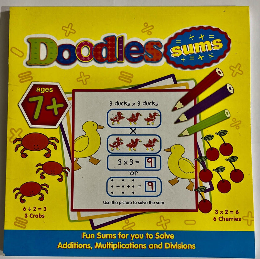 Doodles Book Fun Sums for you to Solve Age 7+
