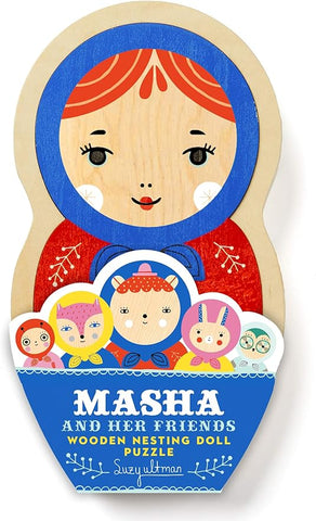Masha and Her Friends Wooden Nesting Doll (Puzzle) SUZY ULTMAN