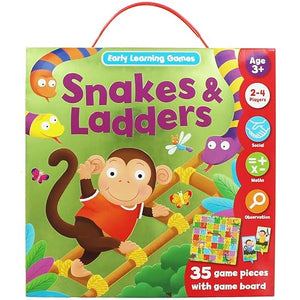 Early Learning Snakes & Ladders Game by Igloo books