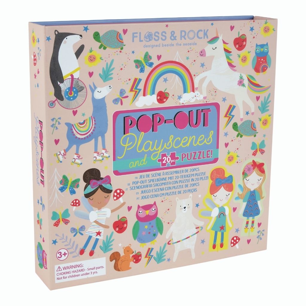 Floss & Rock - Pop Out Play Scene – Rainbow Fairy