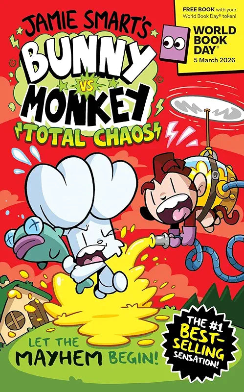 Bunny vs Monkey: Total Chaos!: World Book Day 2026