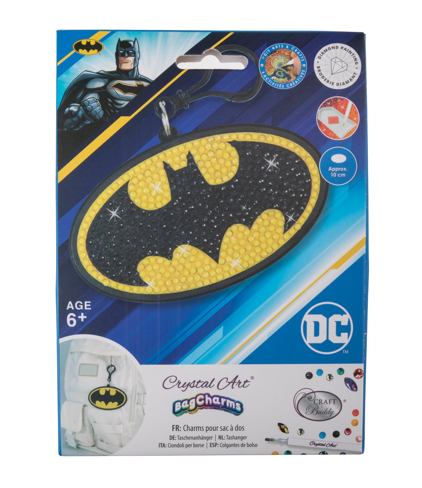 Batman, Crystal Art Bag Charm