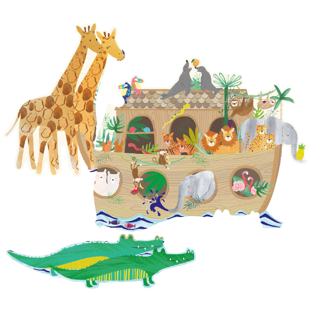 100 Piece 3 in 1 Jigsaw - JUNGLE