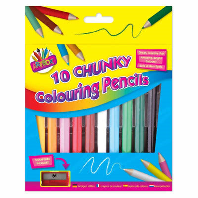 Chunky Colouring Pencils (10)