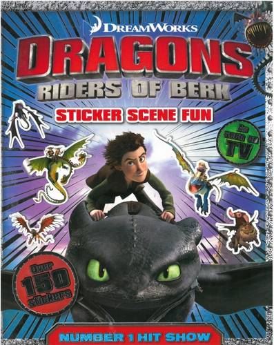 Dragons Riders of Berk Sticker Scenes 150 Stickers