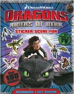 Dragons Riders of Berk Sticker Scenes 150 Stickers