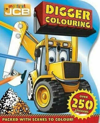 My JCB Digger Colouring