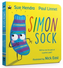 Simon Sock Board Book by Sue Hendra