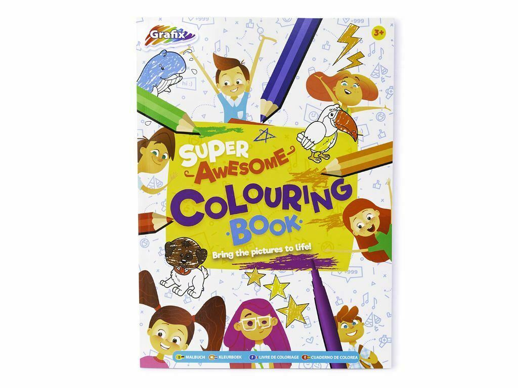 Super Awesome Colouring Book